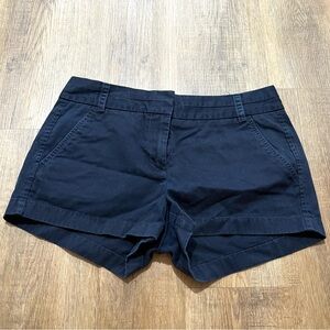 J Crew Navy Blue Chino Shorts size 4